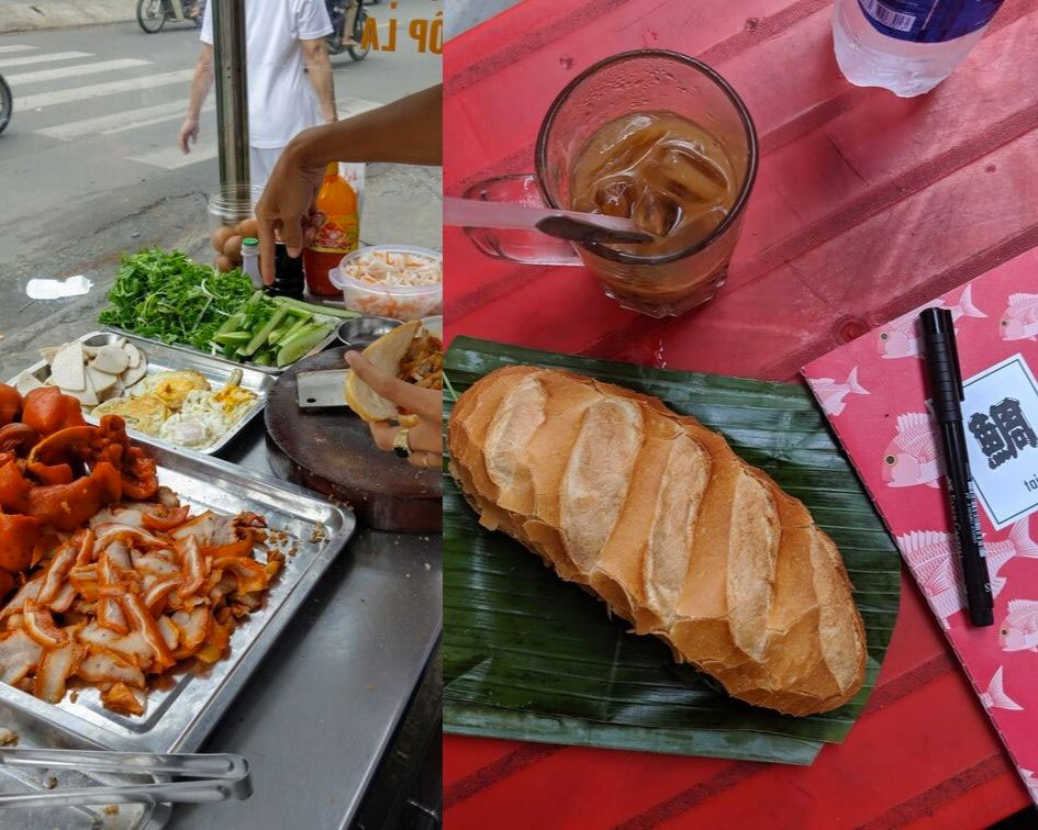 Bánh mi with Jodi in Vietnam
