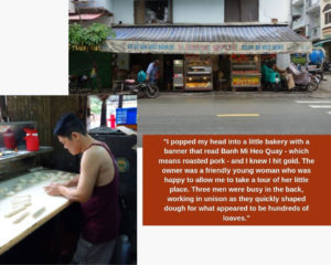 Bánh mi with Jodi in Vietnam