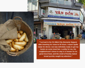 Bánh mi with Jodi in Vietnam