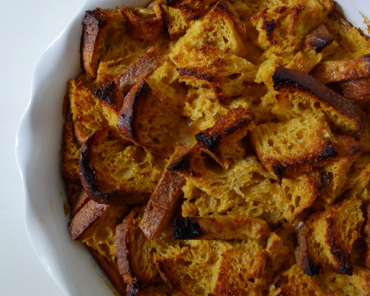 Pumpkin Bread Pudding